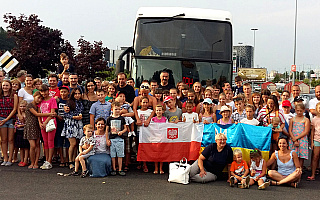 Dzieci z Ukrainy kończą wakacje na Warmii i Mazurach